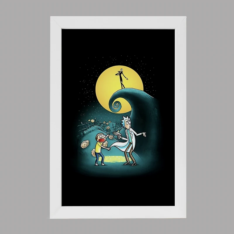 تابلو خندالو مدل ریک و مورتی (Rick and Morty) کد F4931