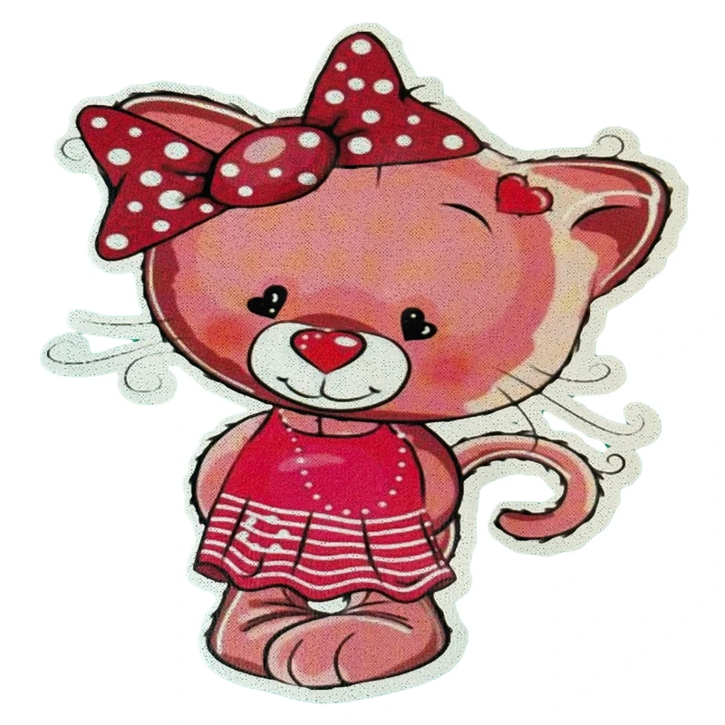 استیکر پارچه و لباس مدل dtf بسته 100 عددی