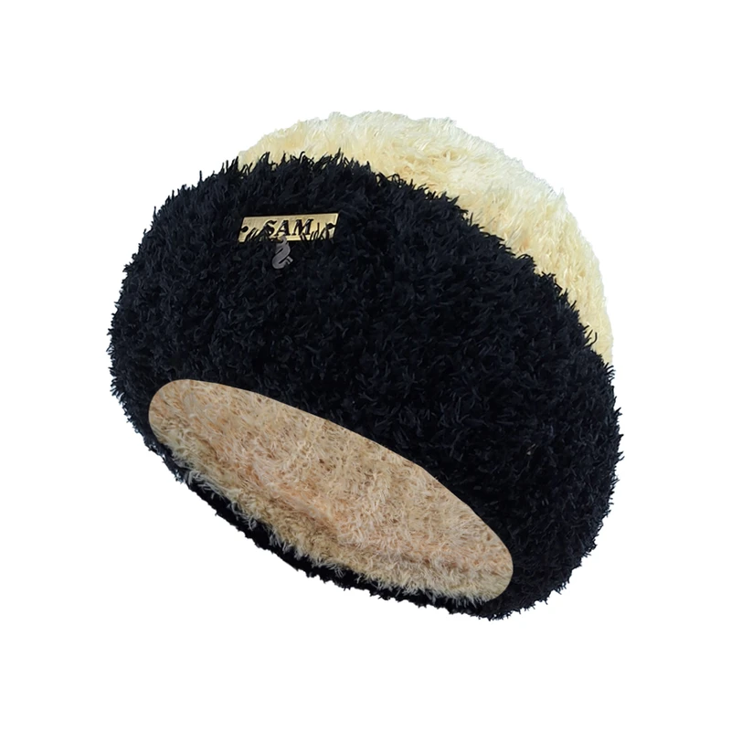 کلاه بافتنی زنانه سام کد 504 رنگ نخودی