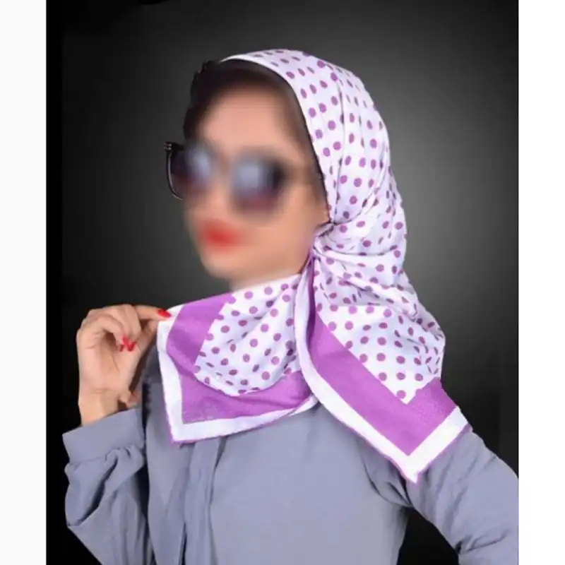 روسری زنانه مدل مینی اسکارف توپی کد 114N