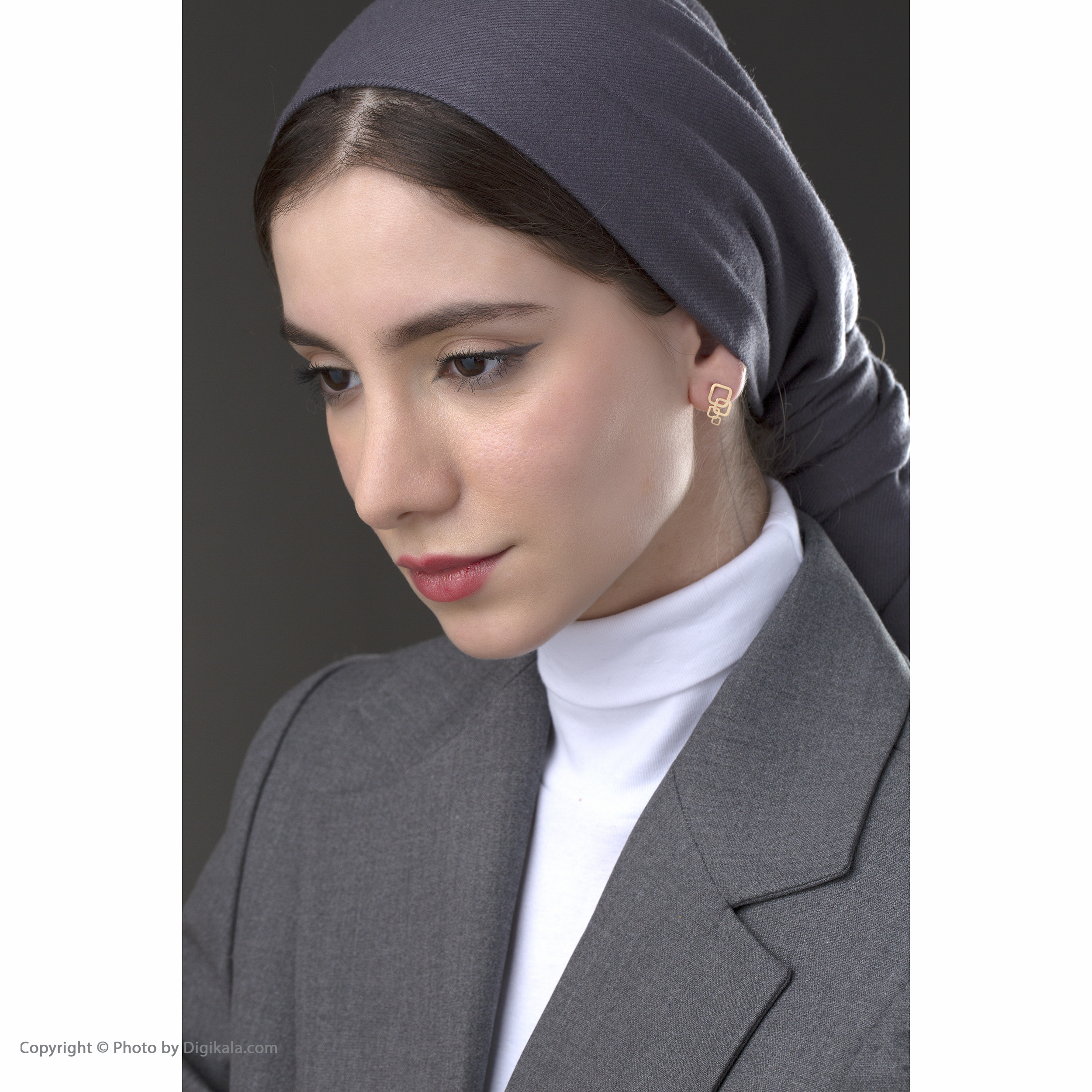 گوشواره طلا 18 عیار ماهک مدل ME0690