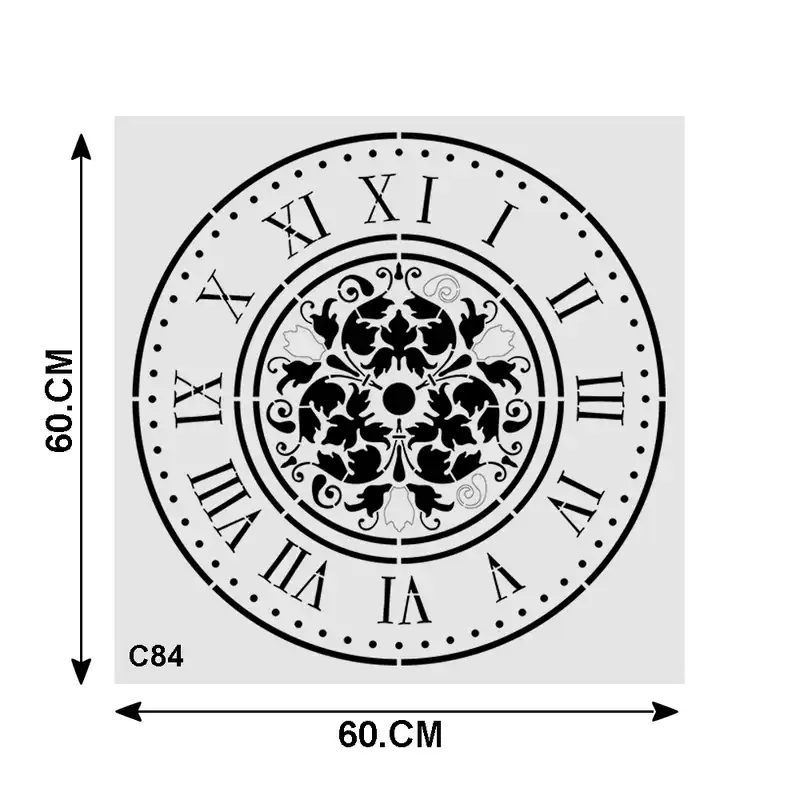 شابلون طرح ساعت کد C84