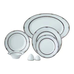 سرویس غذاخوری 35 پارچه 6 نفر چینی زرین ایران مدل شهرزاد پرشیا درجه عالی