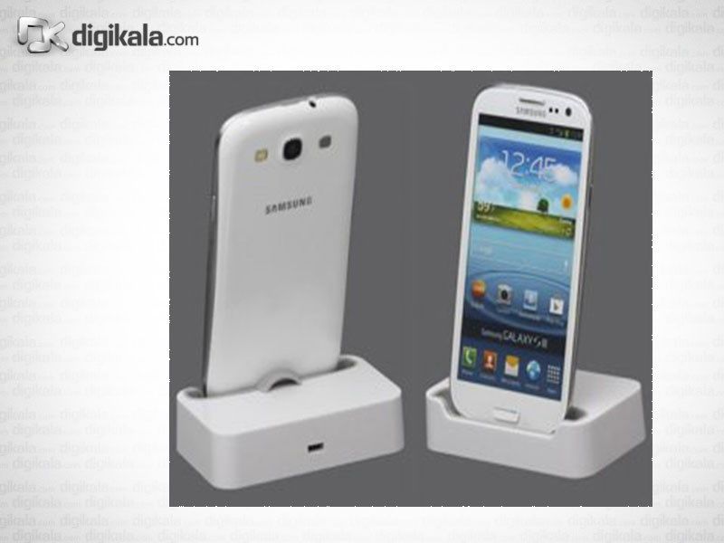 پایه نگهدارنده و شارژر گوشی سامسونگ Galaxy SIII main 1 2