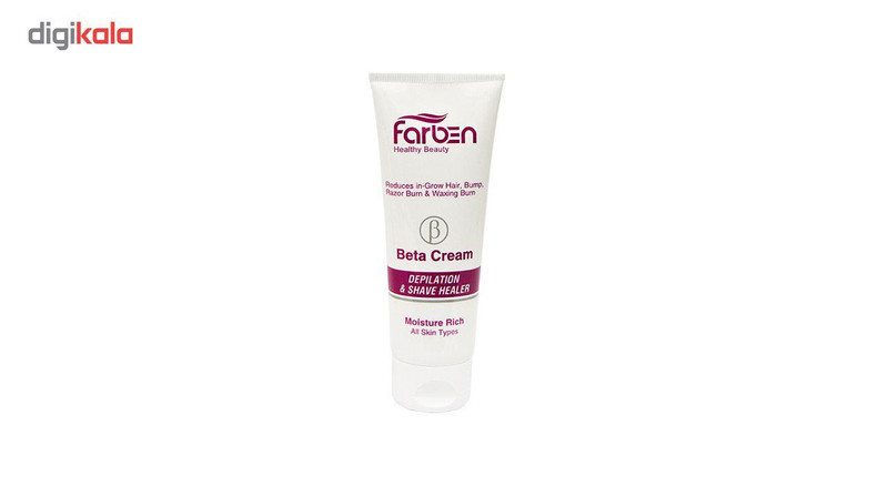 کرم بتا بعد اصلاح و اپیلاسیون فاربن سری Moisture Rich مدل Beta حجم 75 میلی لیتر