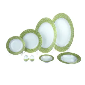 سرویس غذاخوری 28 پارچه چینی زرین ایران سری ایتالیا اف مدل Aten درجه عالی