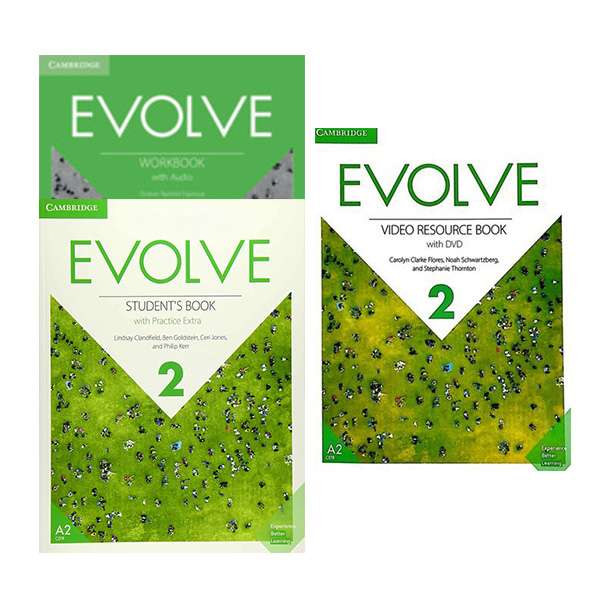 کتاب Evolve 2 و Video Resource Book Evolve 2 اثر Leslie Anne Hendra و Mark Ibboston و Kathryn O'Dell انتشارات دانشگاه کمبریج 3 جلدی