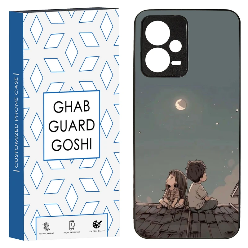 کاور قاب گارد گوشی طرح پسر و دختر کد TPU-183 مناسب برای گوشی موبایل شیائومی Redmi Note 12 5G / Poco X5 5G