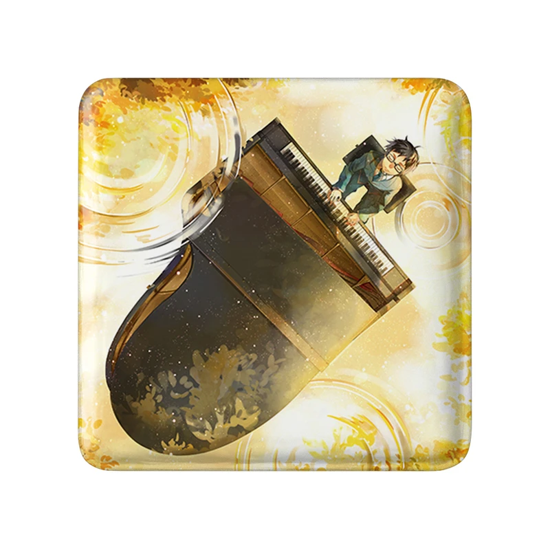 مگنت خندالو طرح آریما انیمه دروغ تو در آوریل مدل مربعی کد 32451