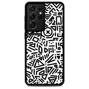 AKAM AMC-WSGS21U-DOODLE14 Cover For Samsung Galaxy S21 Ultra