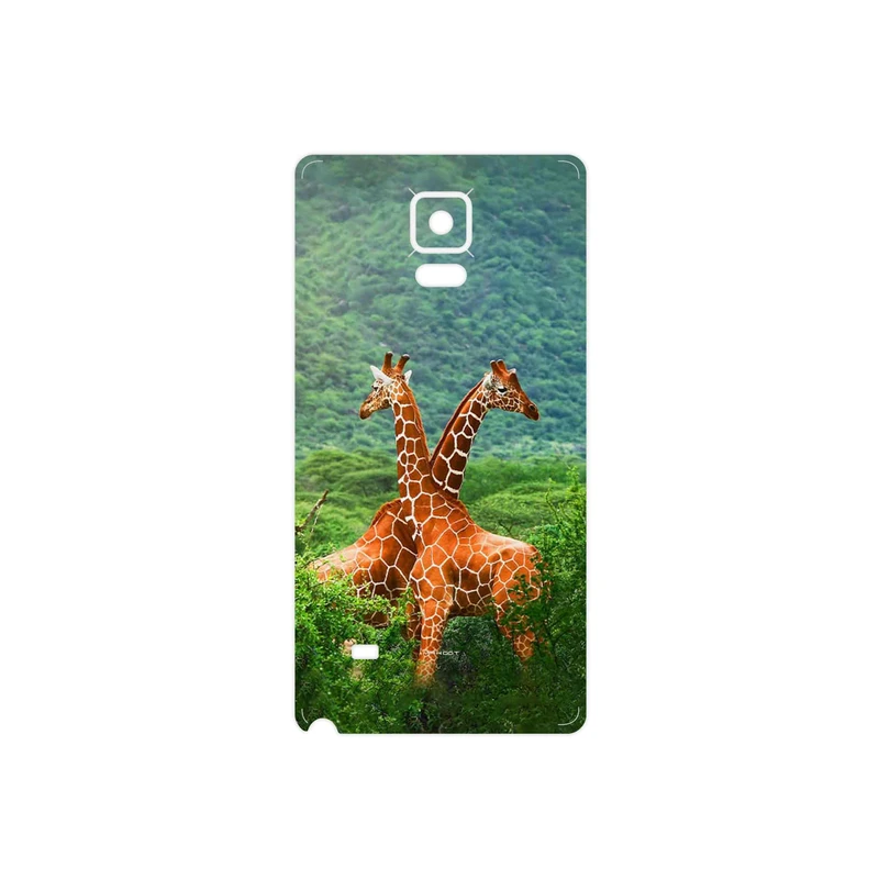 برچسب پوششی ماهوت مدل Giraffe مناسب برای گوشی موبایل سامسونگ Galaxy Note 4