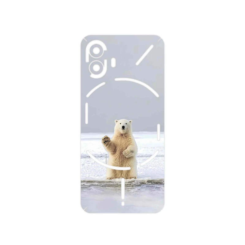 برچسب پوششی ماهوت مدل Polar_bear مناسب برای گوشی موبایل ناتینگ Phone 2