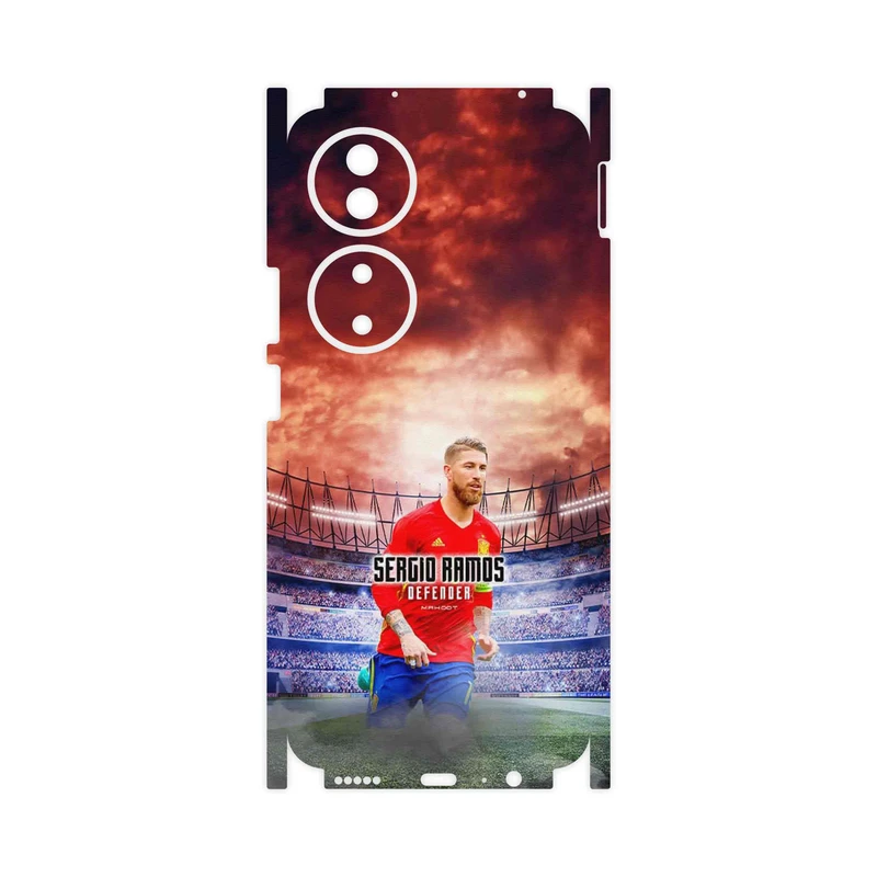 برچسب پوششی ماهوت مدل Sergio Ramos-FullSkin مناسب برای گوشی موبایل آنر X7b
