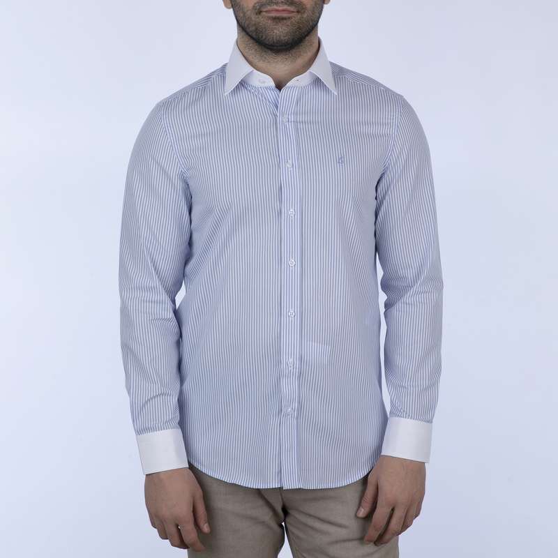 پیراهن آستین بلند مردانه ال سی من مدل 100534-176