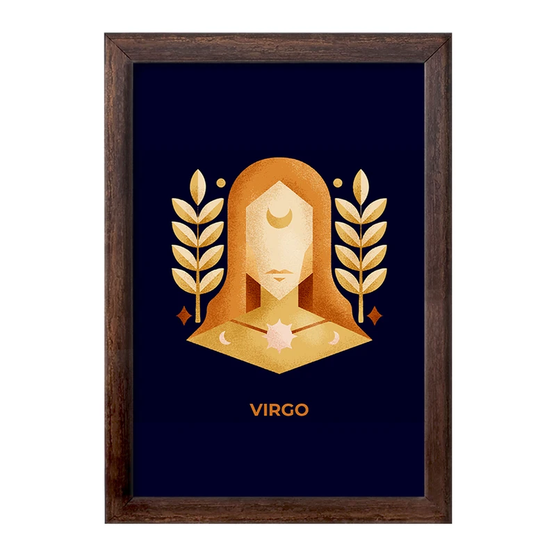 تابلو خندالو طرح ماه تولد شهریور کد F1556