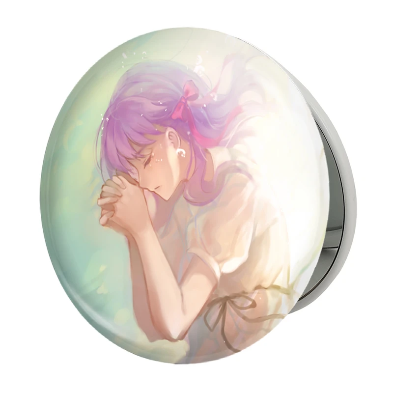 آینه جیبی خندالو طرح ساکورا انیمه فیت استی نایت Fate Stay Night مدل تاشو کد 22781 