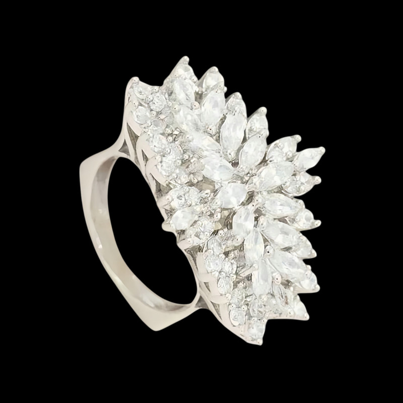 انگشتر نقره زنانه مدل میکرو