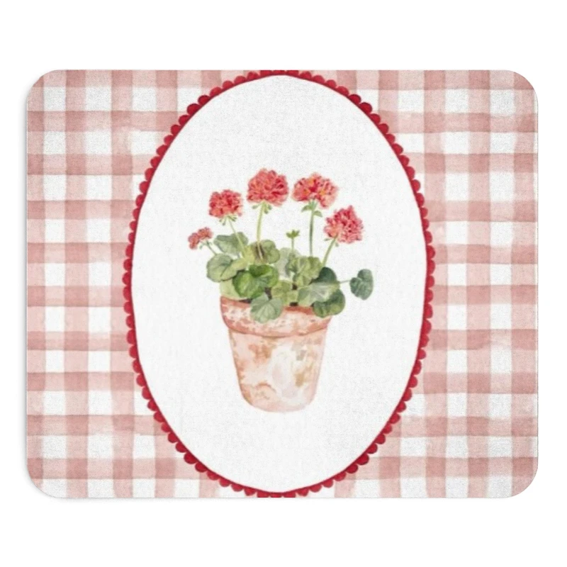 ماوس پد طرح گل رازقی سایز 19x24 سانتی متر