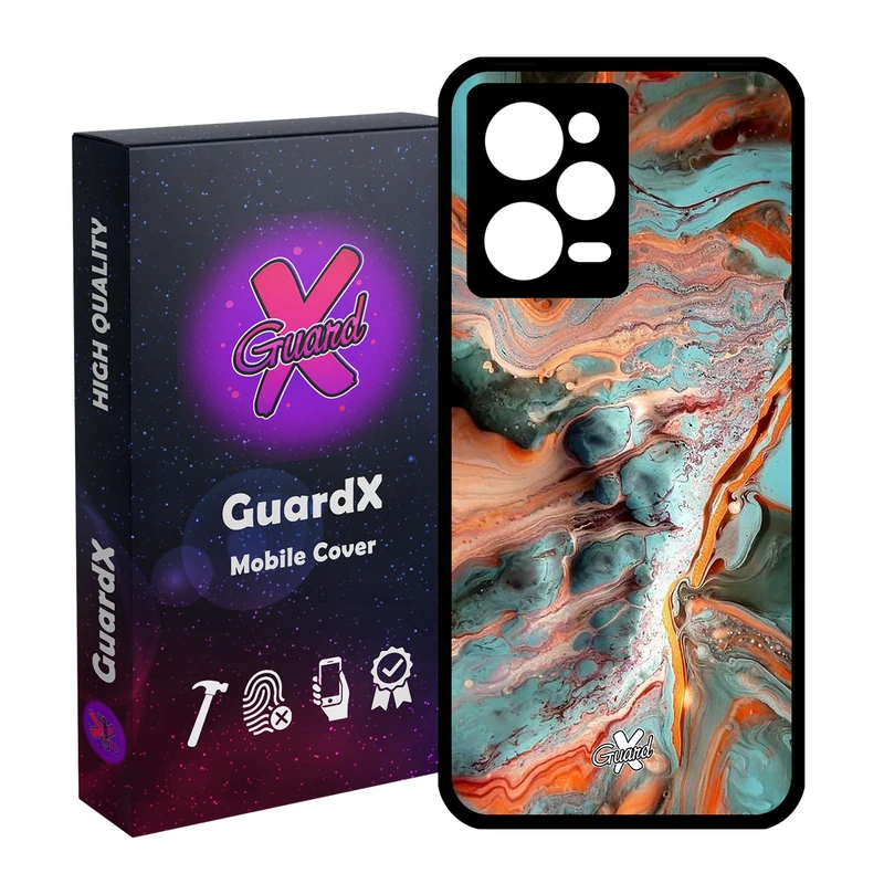 کاور گارد ایکس طرح ماربل مدل Glass10281 مناسب برای گوشی موبایل شیائومی Redmi Note 12 Pro 5G/Poco X5 Pro 5G/Note 12 Pro Pro speed