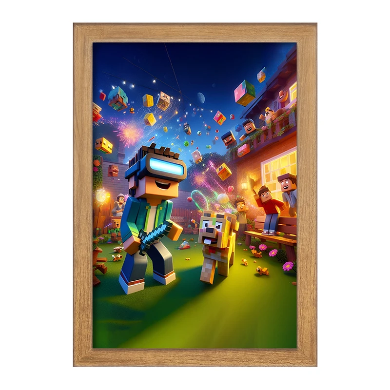 تابلو خندالو مدل ماینکرافت (Minecraft) کد F3545