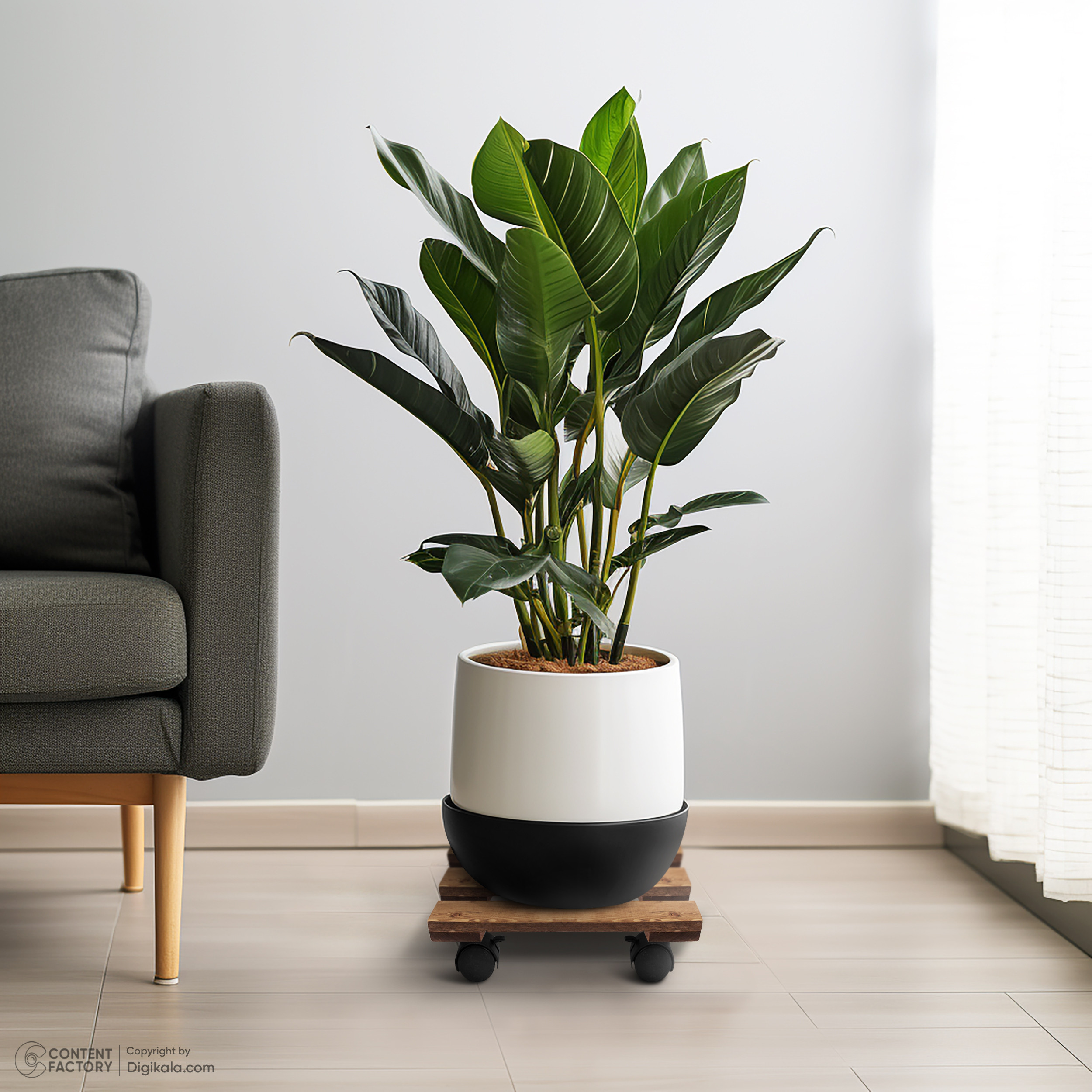 زیرگلدانی مدل چوبی نراد روسی 121