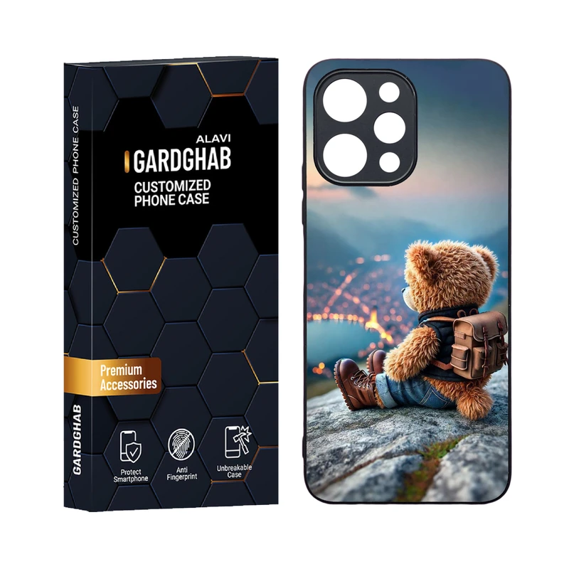 کاور گارد قاب علوی مدل دورژله ای کارتنی و انیمه مناسب برای گوشی موبایل شیائومی Poco M6 pro 5G