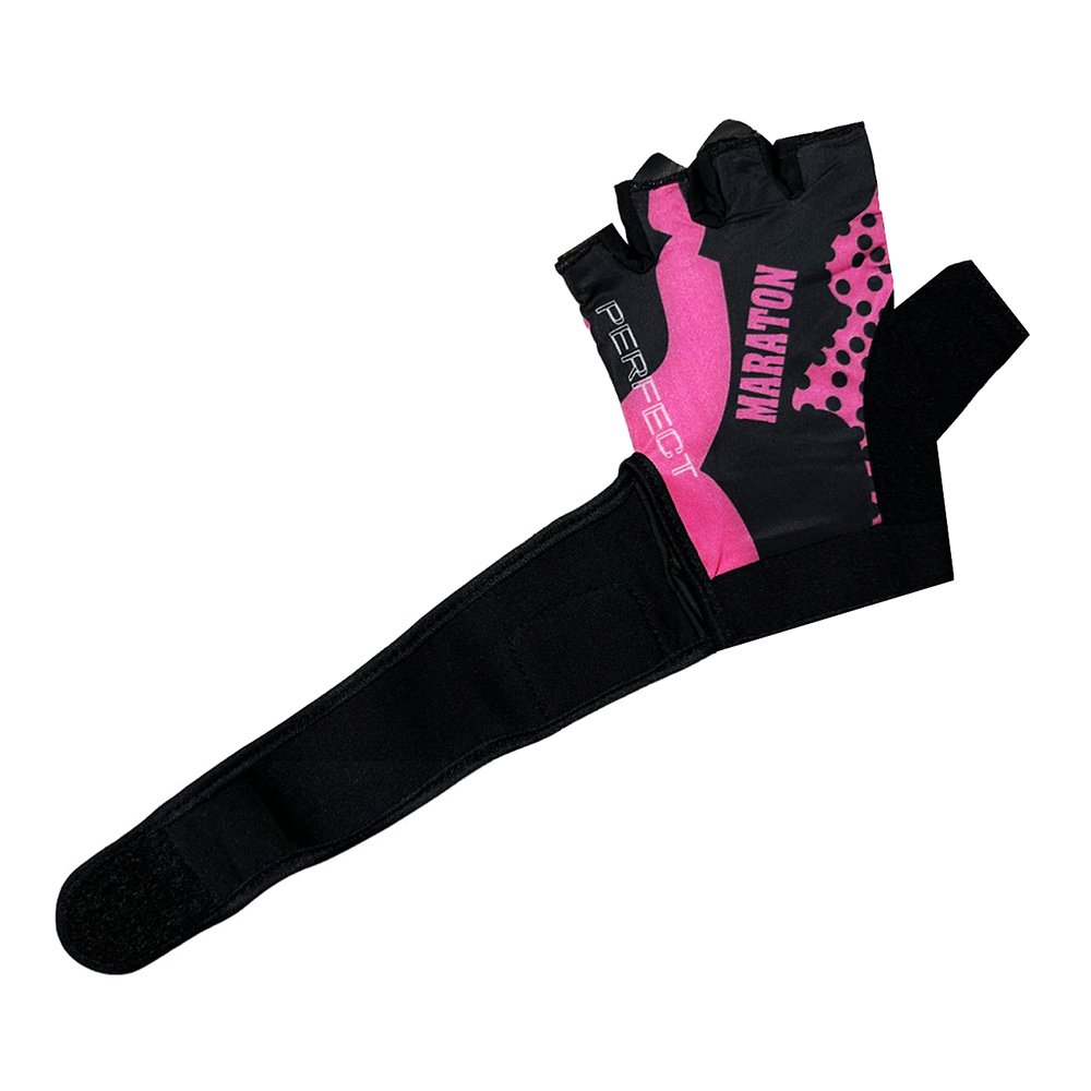 دستکش بدنسازی زنانه مدل مچ بند دار کف ژله ای MR-110