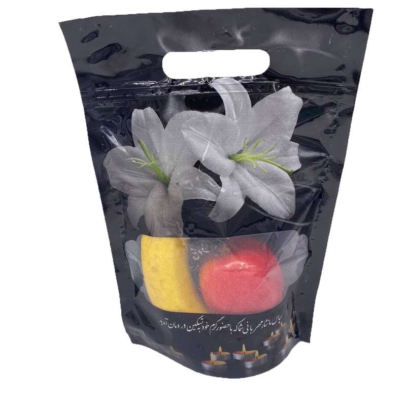 پاکت زیپ دار مدل ترحیمی بسته 100 عددی