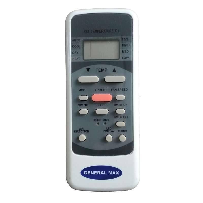 ریموت کنترل جنرال مکس مدل RG مناسب برای کولر گازی General Max ریموت کنترل جنرال مکس مدل RG مناسب برای کولر گازی General Max