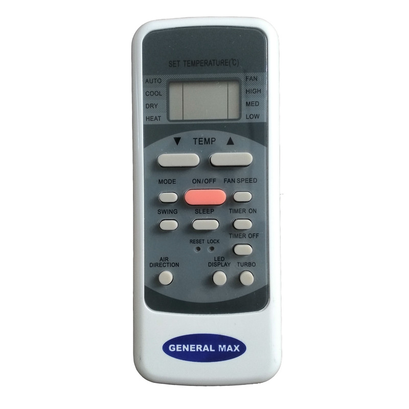 ریموت کنترل جنرال مکس مدل RG مناسب برای کولر گازی General Max ریموت کنترل جنرال مکس مدل RG مناسب برای کولر گازی General Max