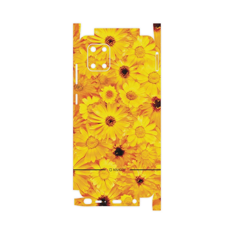 برچسب پوششی ماهوت مدل Yellow-Flower-FullSkin مناسب برای گوشی موبایل سامسونگ Galaxy Note10 Lite