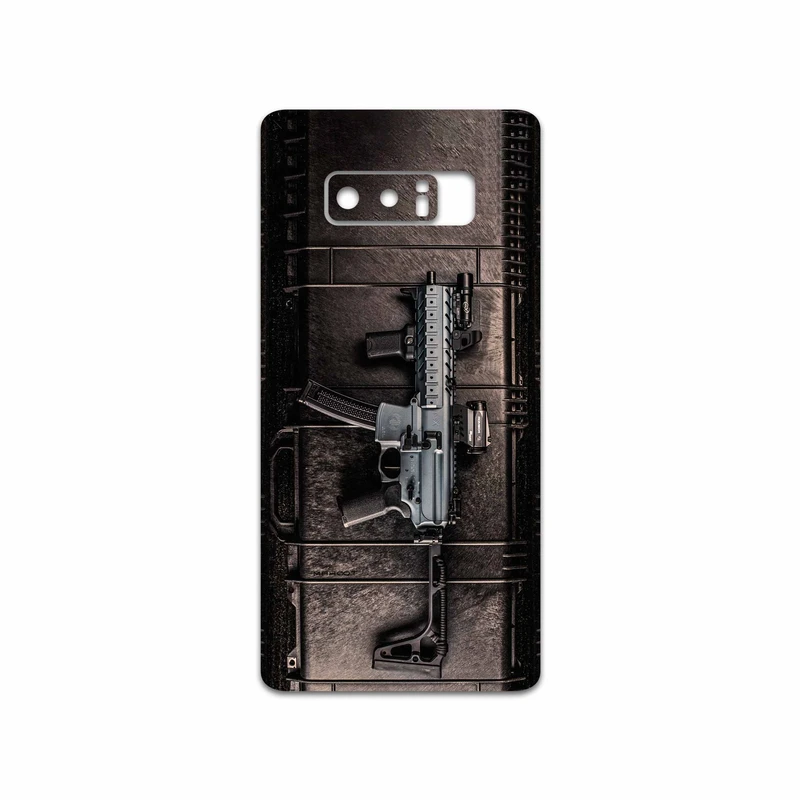 برچسب پوششی ماهوت مدل Gun مناسب برای گوشی موبایل سامسونگ Galaxy Note 8