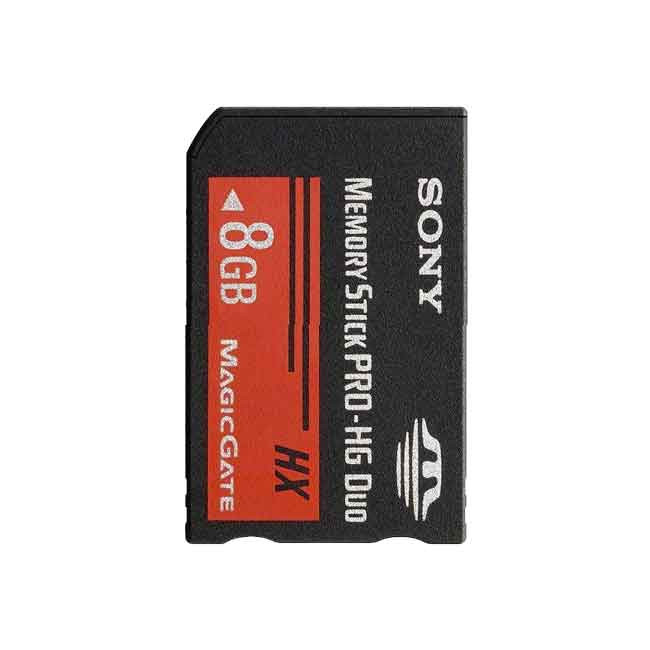 کارت حافظه Stick PRO DUO سونی مدل HX کلاس 2 استاندارد HG سرعت 60MBps ظرفیت 8 گیگابایت
