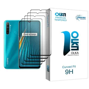 Cooling Olka Glass MIX004 Screen Protector For Realme 5i Pack Of 4