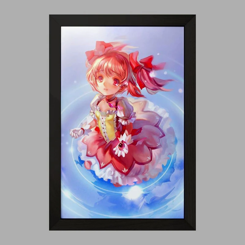 تابلو خندالو مدل مادوکا کانام انیمه مادوکا مجیکا Madoka Magica  کد 18377