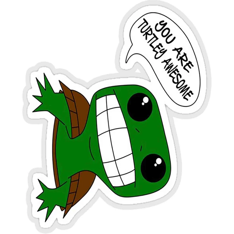 استیکر لپ تاپ طرح turtle کد ST1943