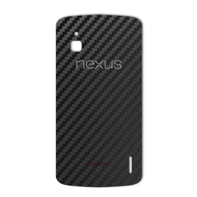 برچسب پوششی ماهوت مدل Carbon-fiber Texture مناسب برای گوشی Google Nexus 4