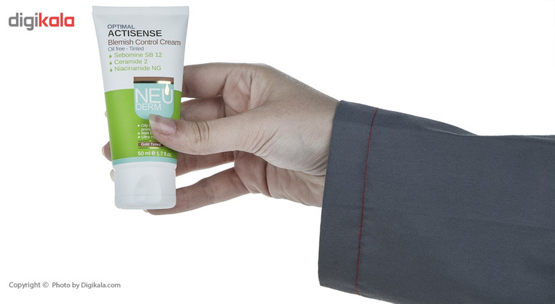 کرم رنگی پوشاننده نئودرم مدل Optimal Actisense حجم 50 میلی لیتر