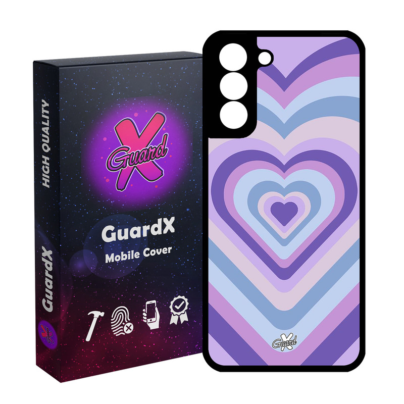 کاور گارد ایکس طرح قلب مدل Glass10534 مناسب برای گوشی موبایل سامسونگ Galaxy S21 Plus