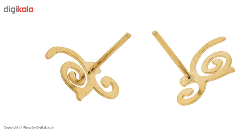 گوشواره طلا 18 عیار زنانه ماهک مدل ME0692 - 3