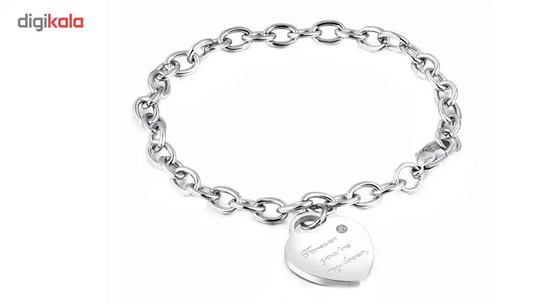 دستبند گالری شمرون آویز قلب کد BNG143S0