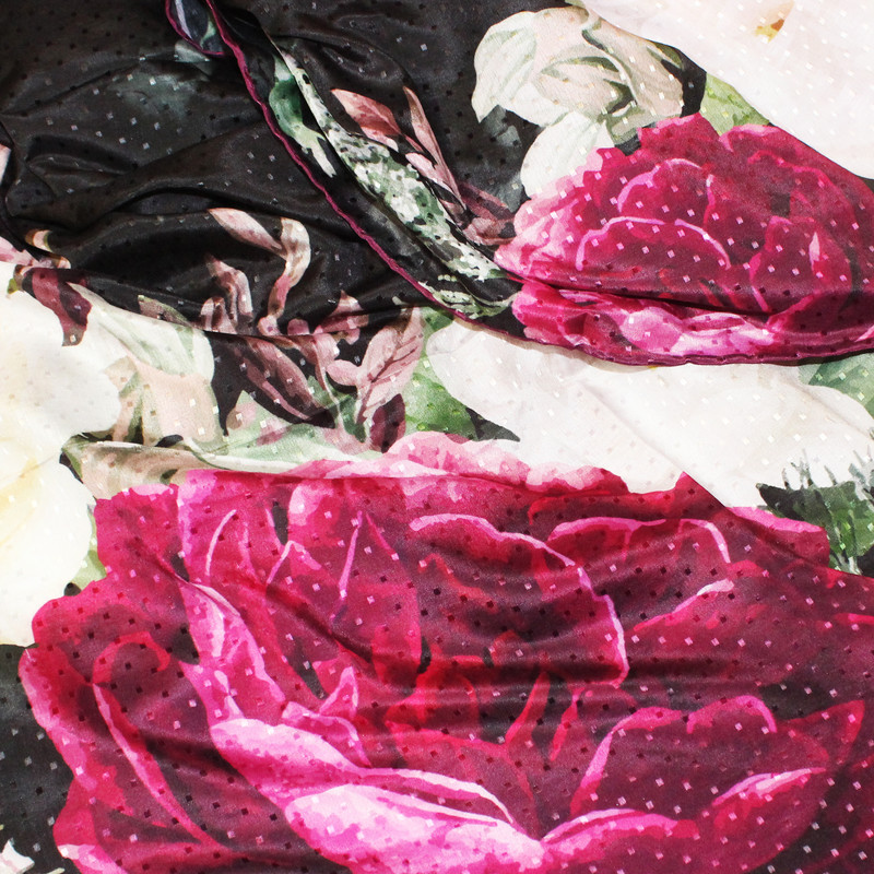 روسری زنانه مدل گل 01