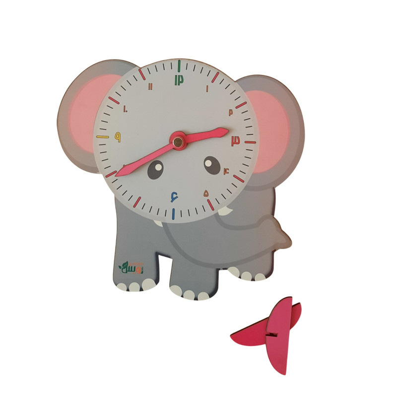بازی آموزشی ساعت مدل فیل