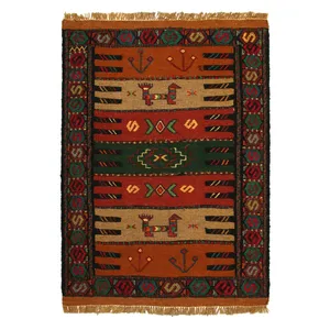 گلیم دستباف سرزمین فرش کد TKG193