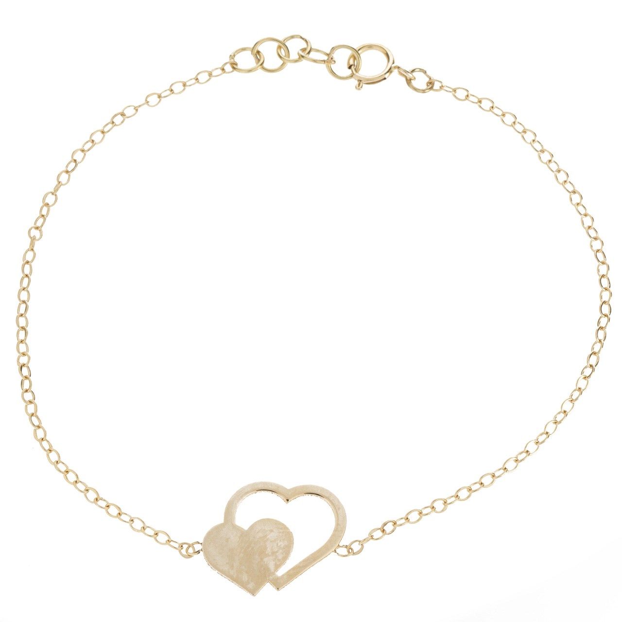 دستبند طلا 18 عیار زنانه رزا مدل BC35 -  - 1