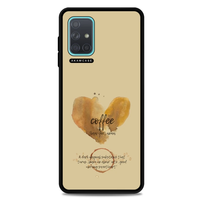 کاور آکام مدل AMC-WSGA71-COFFEE-15 مناسب برای گوشی موبایل سامسونگ Galaxy A71