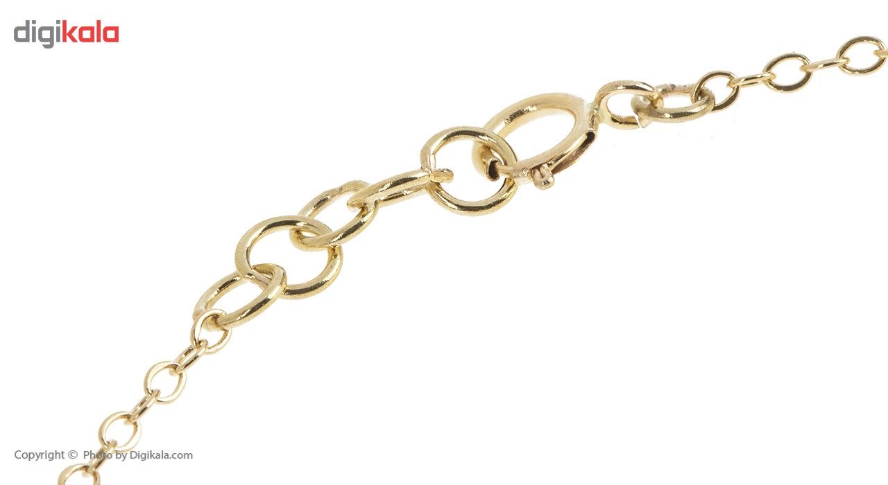 دستبند طلا 18 عیار زنانه رزا مدل BC35 -  - 3