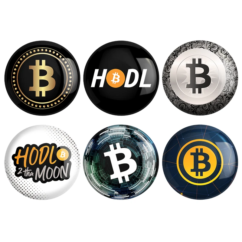 مگنت خندالو طرح ارز دیجیتال بیت کوین Bitcoin کد 407B مجموعه 6 عددی