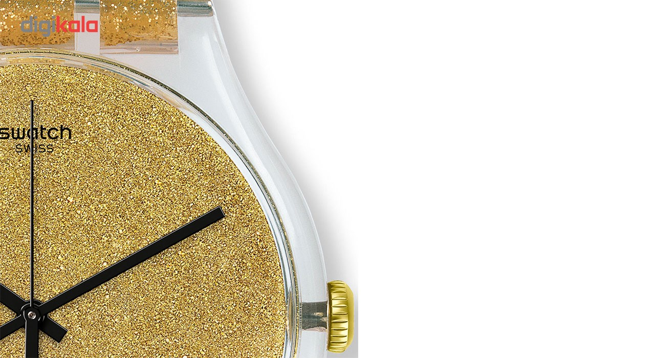 ساعت مچی عقربه ای زنانه سواچ مدل SUOK122