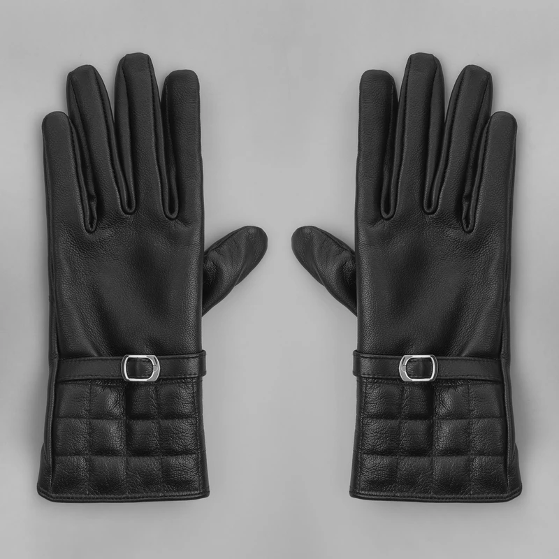 دستکش زنانه چرم مشهد مدل R0204